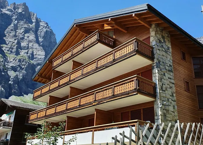 Moderne Im Zentrum Von Leukerbad, Haus Topas